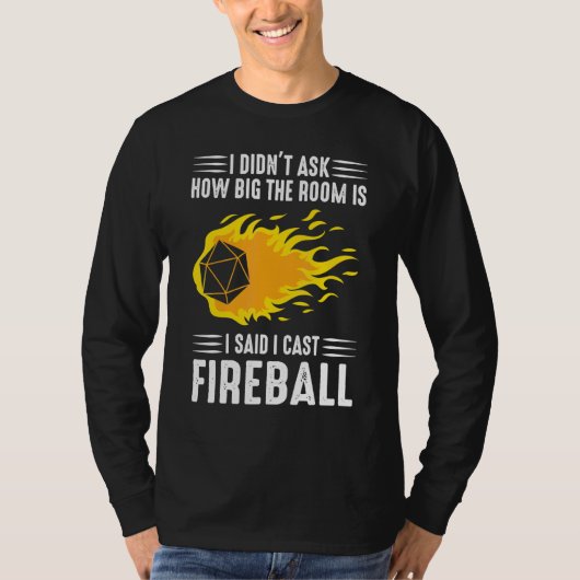 ファイアボールウィザードソーサー Tシャツ (正面)