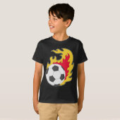 ファイアボールサッカー Tシャツ (正面フル)