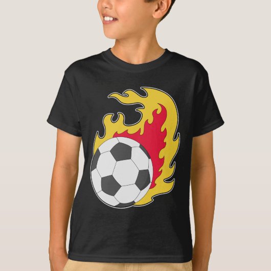 ファイアボールサッカー Tシャツ (正面)