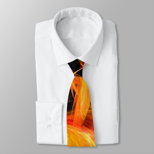 ファイアボール抽象芸術アートタイ ネクタイ (タイ)