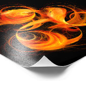 ファイアボール抽象芸術アートフォトプリント フォトプリント            (角)