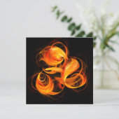 ファイアボール抽象芸術アート (スタンド正面)