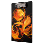 ファイアボール抽象芸術アート クリップボード (左)