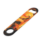 ファイアボール抽象芸術アート スピード栓抜き (正面アングル)