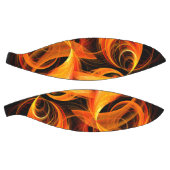 ファイアボール抽象芸術アート バスケットボール (パネル)