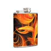 ファイアボール抽象芸術アート フラスク (右)