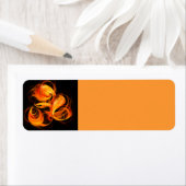 ファイアボール抽象芸術アート ラベル (インサイチュ)