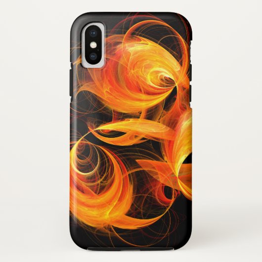 ファイアボール抽象芸術アート Case-Mate iPhoneケース (裏面)