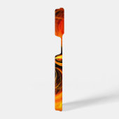 ファイアボール抽象芸術アート iPhoneケース (右側面)