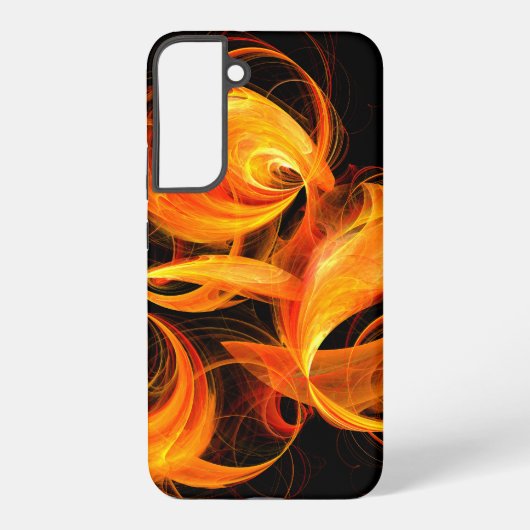 ファイアボール抽象芸術 SAMSUNG GALAXYケース (裏面)