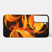ファイアボール抽象芸術 SAMSUNG GALAXYケース (裏面横)