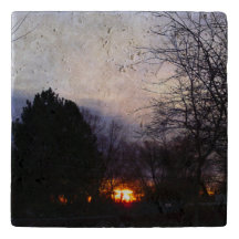 ファイアボール日の出トラバーチントリベット