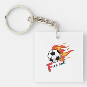 ファイアボール – ファイアサッカー キーホルダー