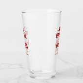 ファイアボール 飲酒 ユーモア ガラス コップ (左)