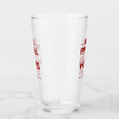 ファイアボール 飲酒 ユーモア ガラス コップ (右)