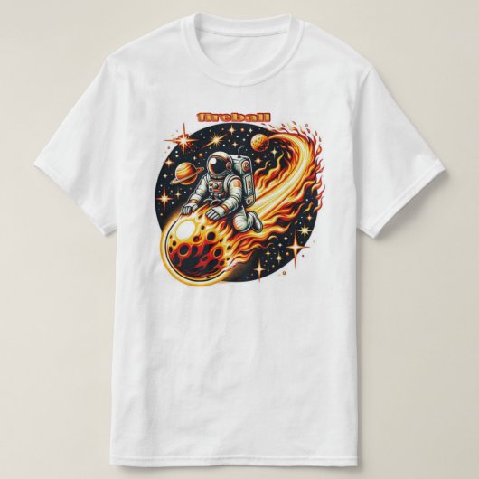 ファイアボール Tシャツ (デザイン正面)