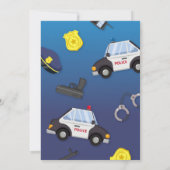 ファイアマンパーティの招待状 招待状 (裏面)