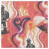 ファイアマンピンク ファブリック (クローズアップ)