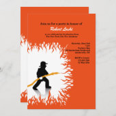 ファイアマン招待状 招待状 (正面/裏面)