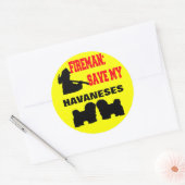 ファイアマン救マイハバネス ラウンドシール (封筒)