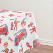 ファイアマン誕生日パーティー テーブルクロス (インサイチュ)
