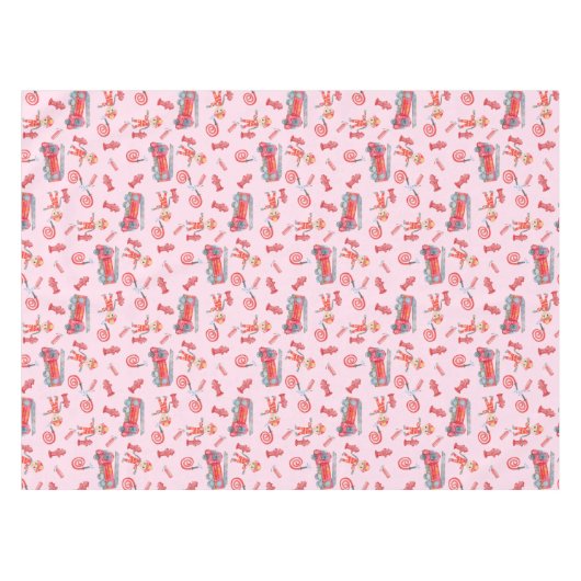 ファイアマン誕生日パーティー テーブルクロス (正面(横))