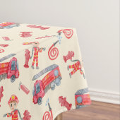 ファイアマン誕生日パーティー テーブルクロス (インサイチュ)