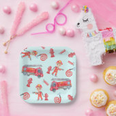 ファイアマン誕生日パーティー ペーパープレート (パーティー)