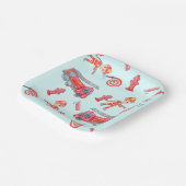 ファイアマン誕生日パーティー ペーパープレート (傾斜あり)