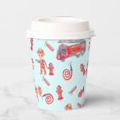 ファイアマン誕生日パーティー 紙コップ (裏面)