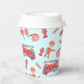 ファイアマン誕生日パーティー 紙コップ (正面)