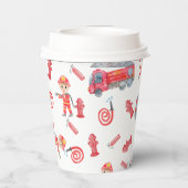 ファイアマン誕生日パーティー 紙コップ (裏面)