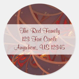 ファイアムーン封筒用シール ラウンドシール