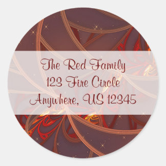 ファイアムーン封筒用シール ラウンドシール