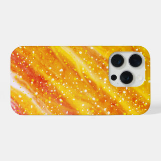 ファイアリーサンセットアブストラクトスマホケース iPhone 15 PROケース