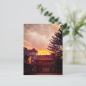 ファイアリーサンセットオーバーザレッドストーンイン ポストカード (スタンド正面)