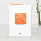 ファイアレイクオレンジとブラックモノグラム カード (裏面)