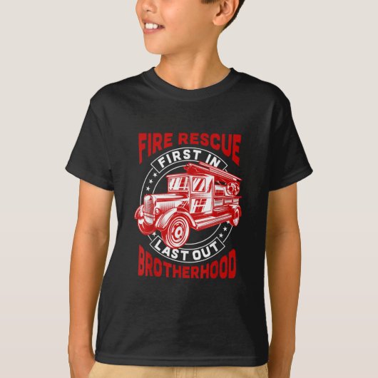 ファイアレスキューファースト最後の兄弟戦闘機 Tシャツ (正面)