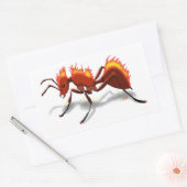 ファイアント 長方形シール (封筒)