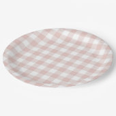 ファイアンドローレン赤面プレイド ペーパープレート (アングル)