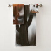 ファイアーアンドアイスサウスウエスト抽象芸術アート バスタオルセット (インサイチュ)