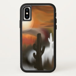 ファイアーアンドアイス南西抽象芸術アート iPhone 13ケース