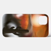ファイアーアンドアイス南西抽象芸術アート Case-Mate iPhoneケース (裏面 (横))