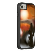 ファイアーアンドアイス南西抽象芸術アート Case-Mate iPhoneケース (裏面/右)