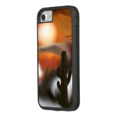 ファイアーアンドアイス南西抽象芸術アート Case-Mate iPhoneケース (裏面/左)