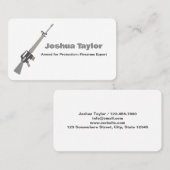 ファイアーアームズガンストア 名刺 (正面/裏面)