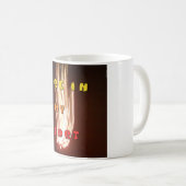 ファイアーインマイアートハートプリント コーヒーマグカップ (正面右)