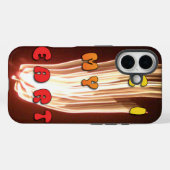 ファイアーインマイアートハートプリント Case-Mate iPhoneケース (裏面 (横))