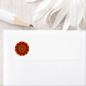 ファイアーウォークマンダラ、抽象芸術スピリチュアルクエスト ラベル (インサイチュ)