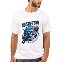ファイアーウルフバスケットボールTシャツデザイン